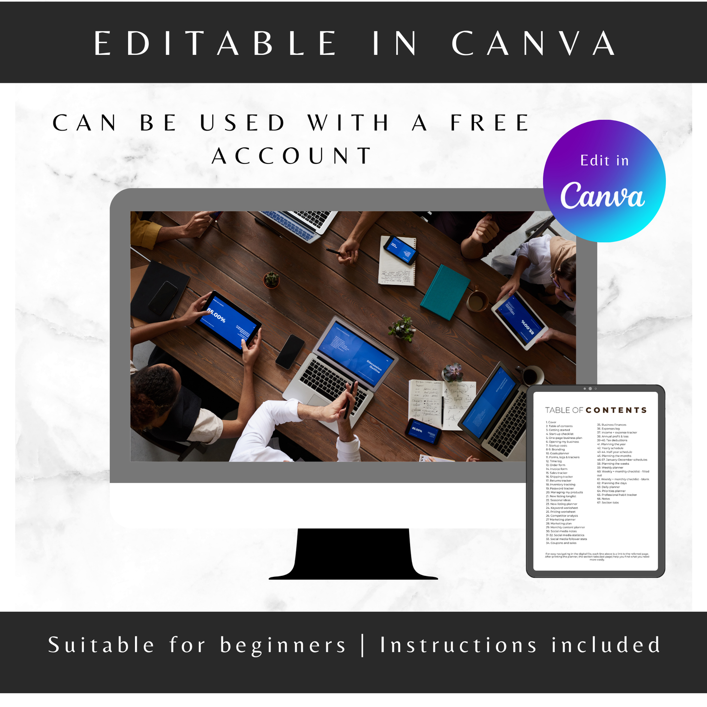 Professional Business Planner for Entrepreneurs β Marketing, Finance, Social Media